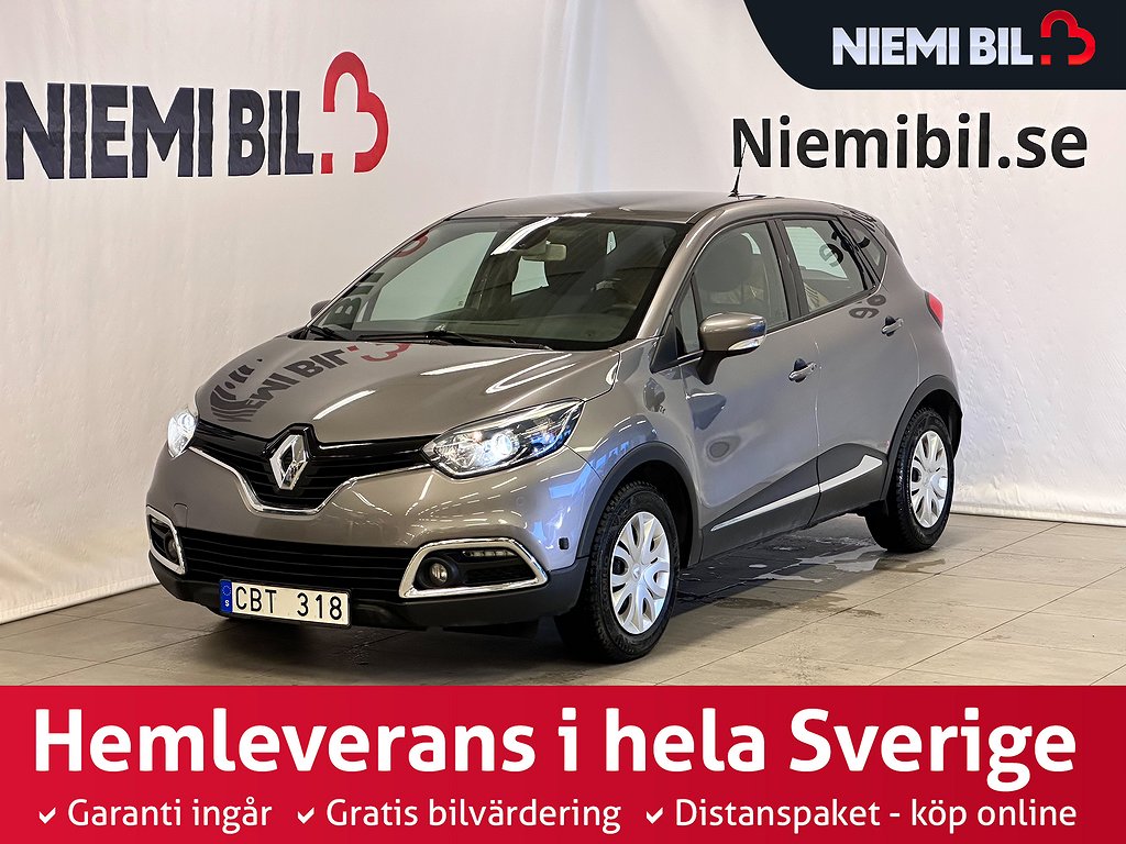 Renault Captur 0.9 TCe 90hk MoK/SoV-hjul/Lågskatt/Kamkedja