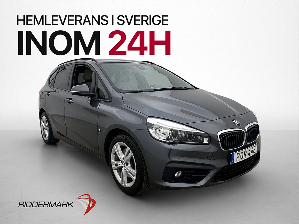 BMW 225xe 224hk Sport Line Hifi Kamera Head Up Skinn Navi