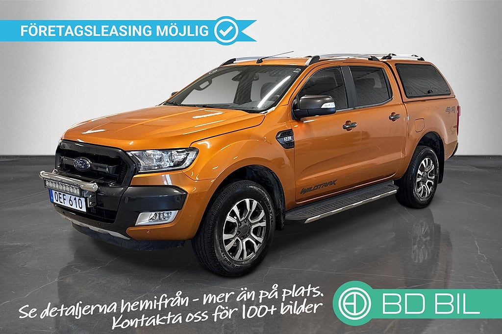 Ford ranger WILDTRAK 200HK SE SKICK KÅPA SLÄDE ROSTSKYDDSBEHANDLAD