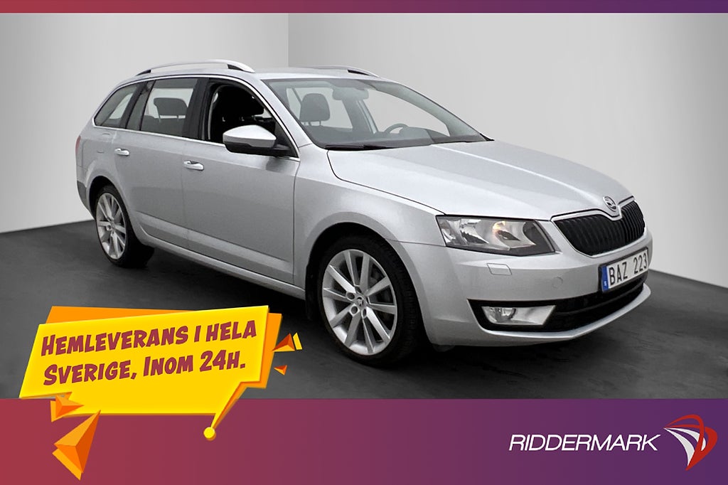 Skoda Octavia 2.0 TDI 150hk 4x4 Värmare Drag Sensorer