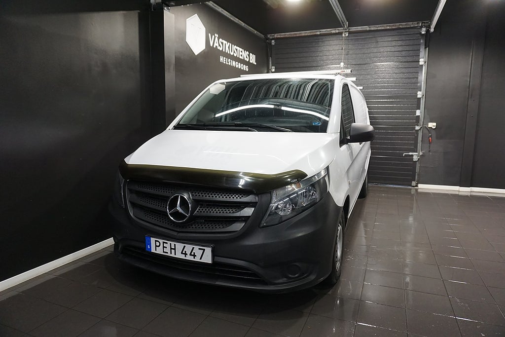 Mercedes-Benz Vito 109 109 CDI 2.8t Lång, Extra Inredd, B-Kam, MOMS, 3-Sits, M-Värm 88h