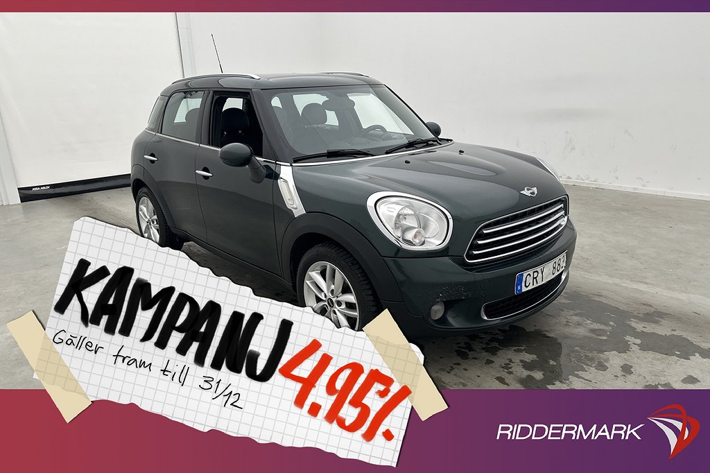 MINI Countryman D 112hk Keyless Halvskinn 4,95% Ränta