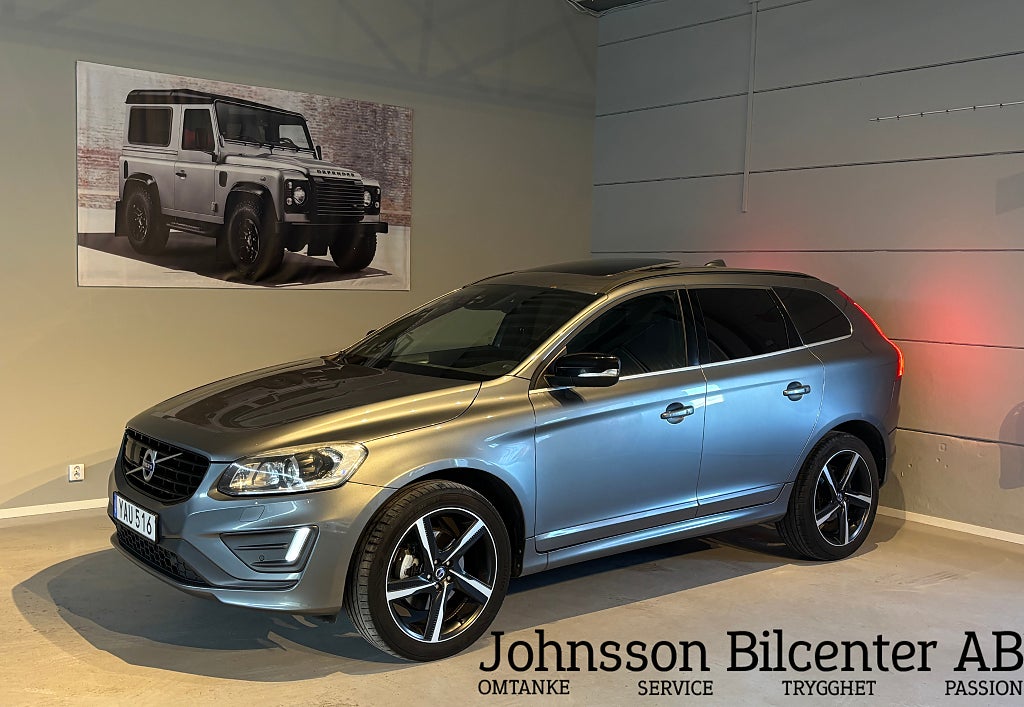 Volvo XC60 D5 AWD Geartronic R-Design Polestar Pano Drag H/K 230hk