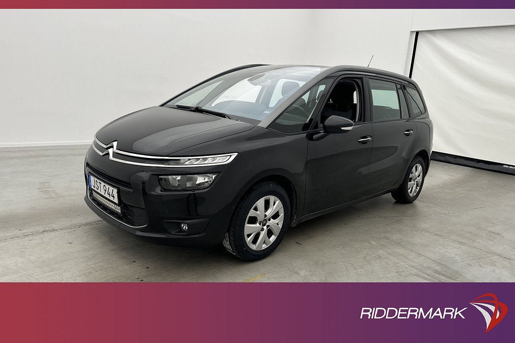 Citroën Grand C4 Picasso 120hk 7-Sits Navi Sensorer Dragkrok