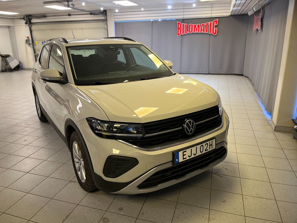 Volkswagen T-CROSS 1.0 TSI 116HK DSG Aut P-sensorer Svankstöd V-Hjul 