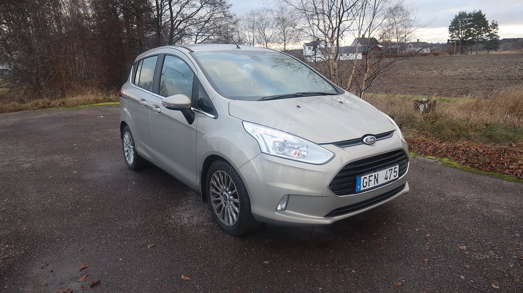Ford B-MAX 1.4 90hk Nybes, Nyservad, Nykamrem, 8990 Mil