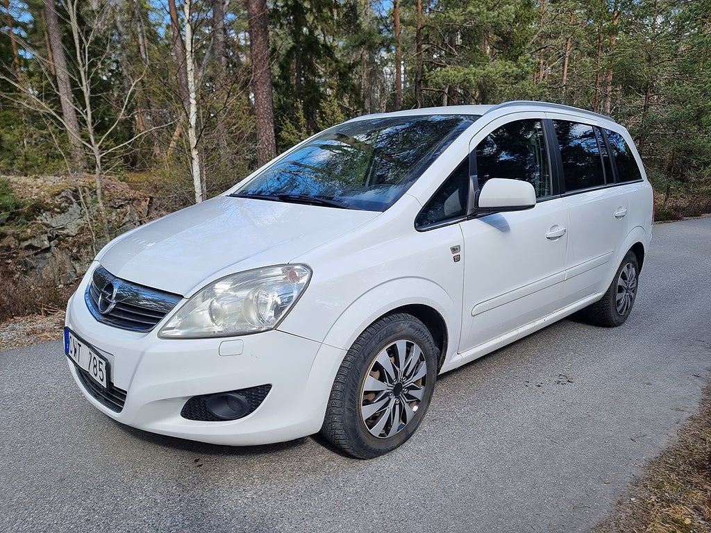 Opel Zafira 1.8 Euro 5 7-sits Ny besiktigad