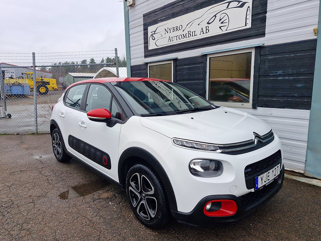 Citroën C3 1.2 VTi Euro 6&Servad&KamremBytt&Navi&En Ägare& 