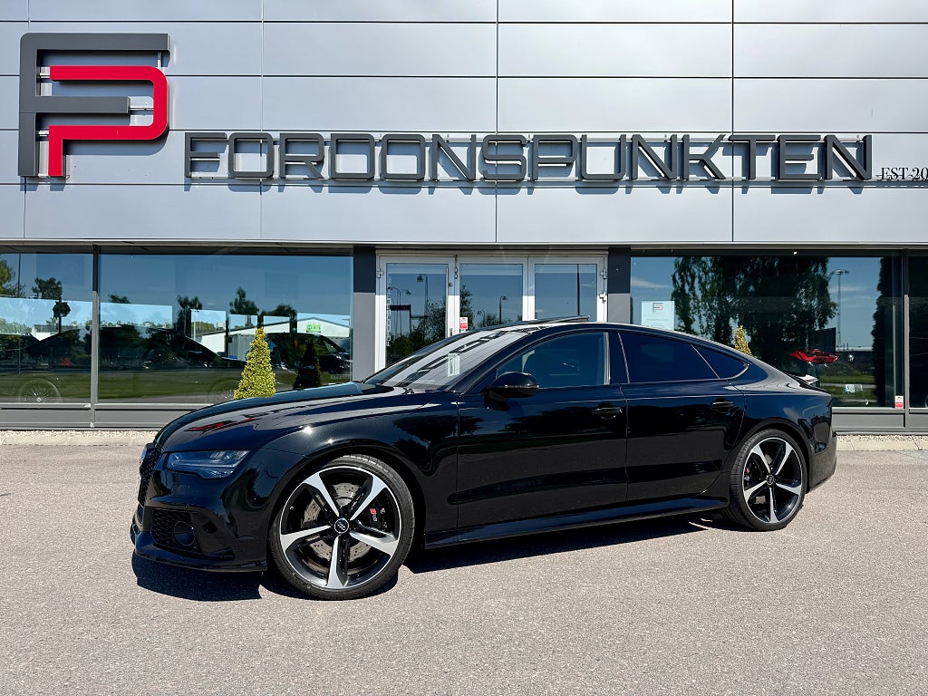 Audi RS7 Performance 4.0 V8 TFSI Kolfiber Svensksåld 605hk