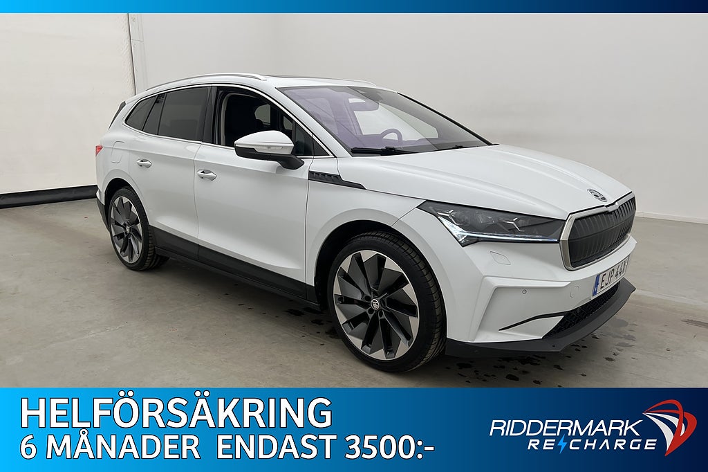 Skoda Enyaq 204hk High Plus iV80 Skinn 360° Pano HUD Drag
