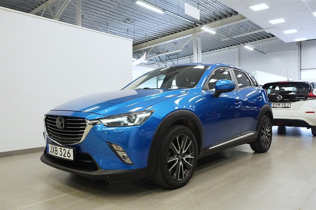 Mazda CX-3 2.0 Skyactiv-G Aut Värmare HUD Kamera 120hk | Ränta 2,99%