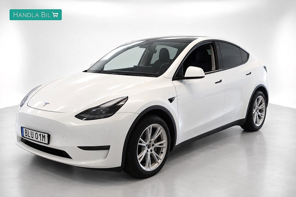 Tesla Model Y Long Range AWD Pano Skinn Drag MOMS SoV