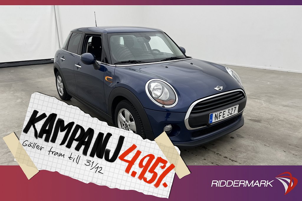 MINI One 5-dörrar 102hk Pepper Excitement Sens 4,95% Ränta