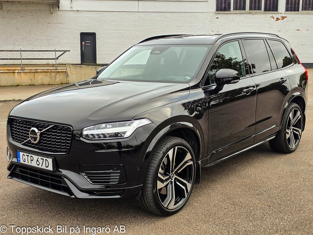 Volvo XC90 T8 Plug-In AWD Ultra Dark Edition 7-sits SoV-hjul Moms
