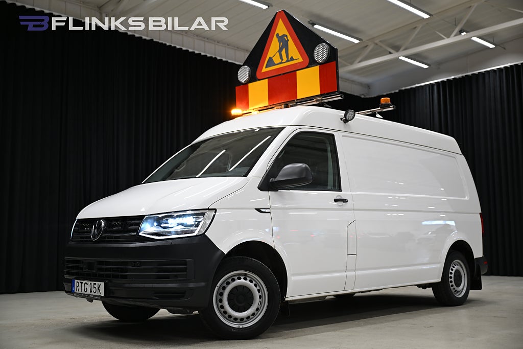 Volkswagen Transporter 4Motion DSG 150HK L2|Högtak|V-Inredd|LED|GPS|Leasbar