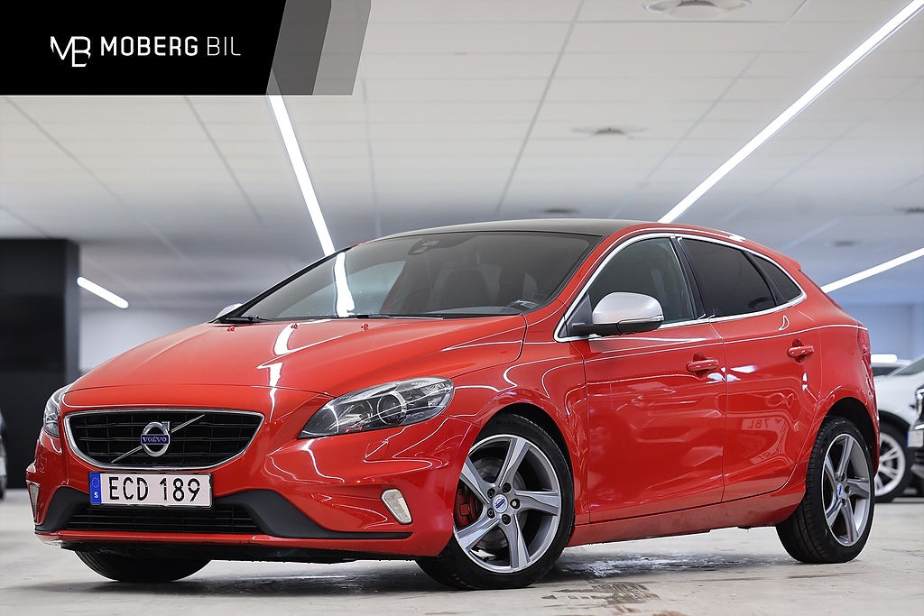 Volvo V40 D2 120hk Helg på Moberg! R-Design Pano PDC Drag Värmare