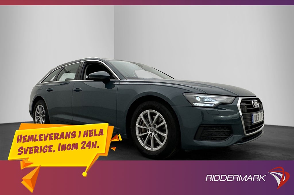 Audi A6 Avant 40 TDI 204hk Quattro Värmare Kamera Navi Drag