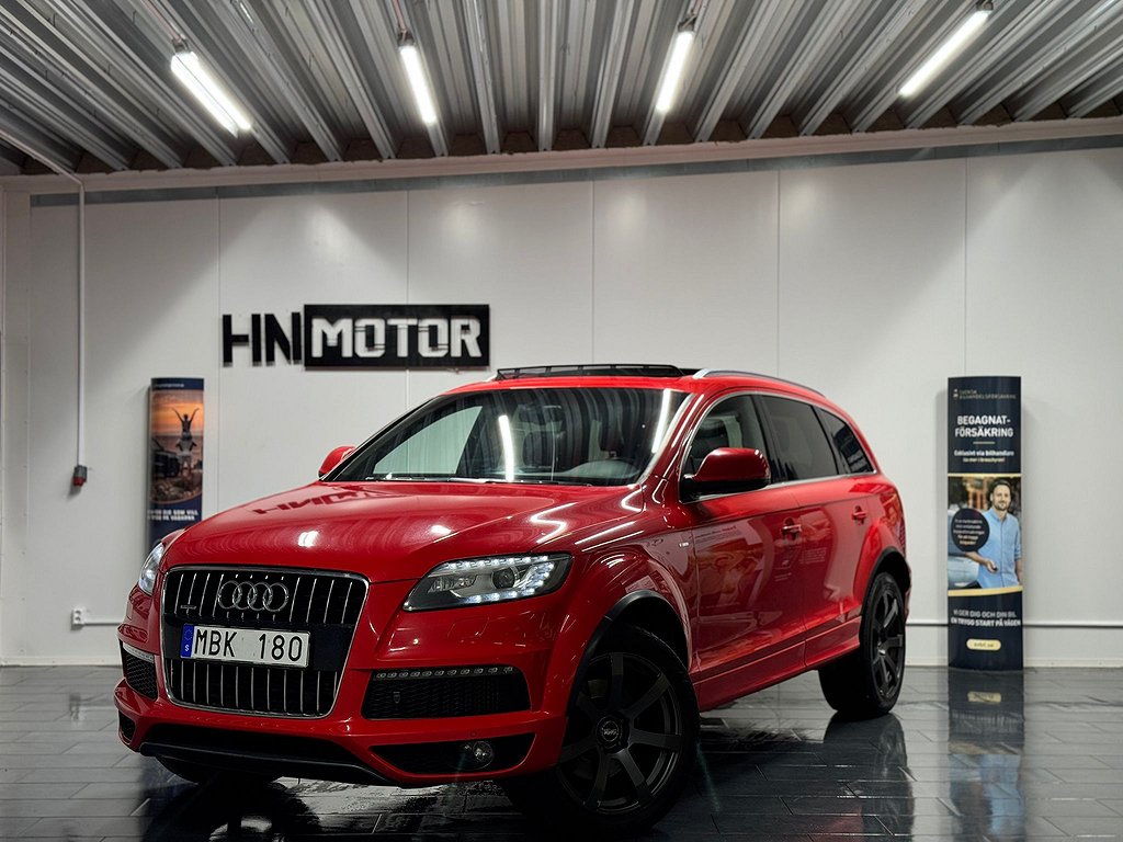 Audi Q7 3.0 TDI Quattro TipTronic S Line |PANO|7-Sits|ELStol