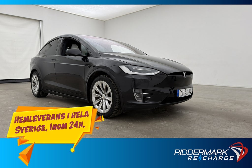 Tesla Model X 100D AWD 6-sits AP Dragkrok