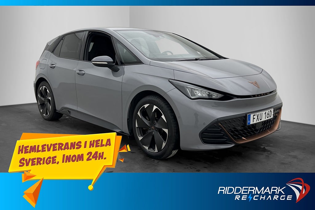 Cupra Born E-Boost 77 231hk Navi Kamera CarPlay Rattvärme