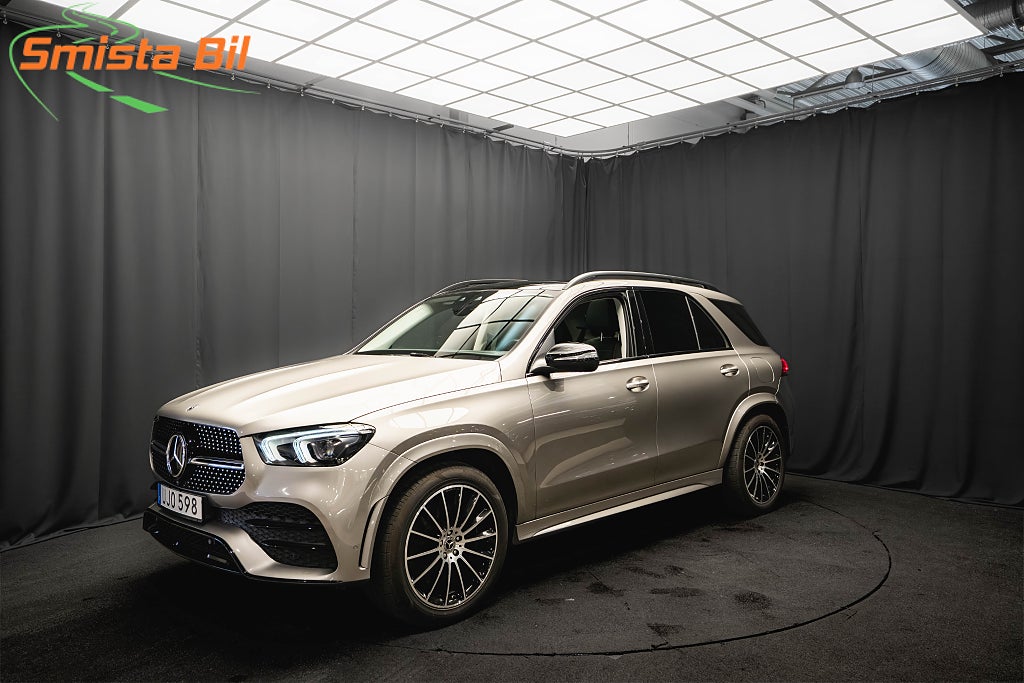 Mercedes-Benz GLE 350 de 4M AMG PANO LUFT BUR 21'' DRAG MINNE 1ÄGARE MOMS