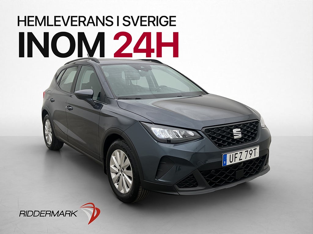 Seat Arona TSI 95hk Style M/K-Värm Sensorer CarPlay Farthåll