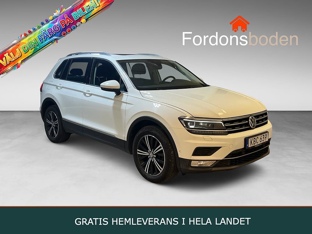Volkswagen Tiguan 2.0 TDI 4M Executive Cockpit D-Värm Pano Drag Nyservad