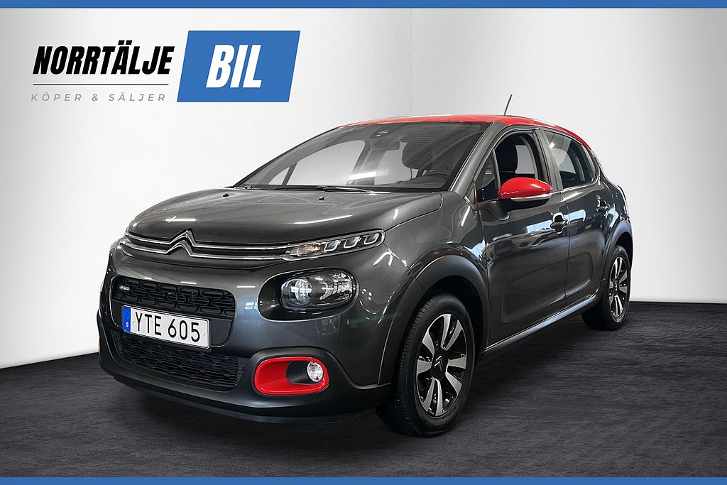 Citroën C3 1.2 82 HK CARPLAY PDC 360 KR/ÅR 