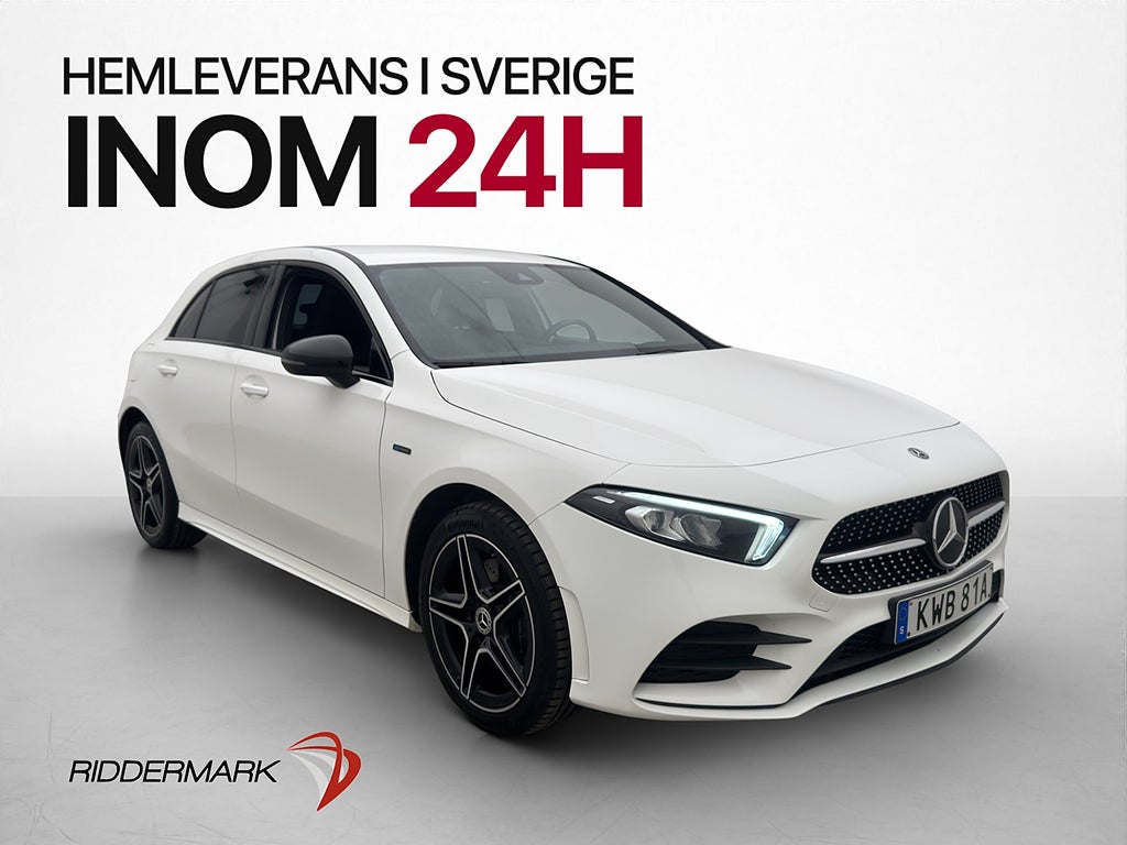 Mercedes-Benz A 250e 218hk AMG Värmare Kamera Keyless MOMS