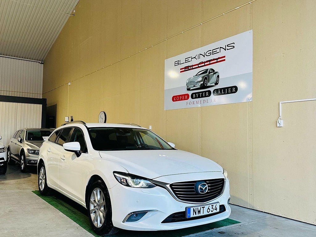 Mazda 6 Wagon 2.2 SKYACTIV-D AWD Navi Nybesiktad 