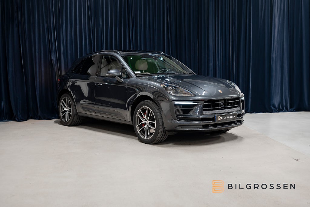 Porsche Macan S PDK Burmester Pano Adp Luftfjädring Drag