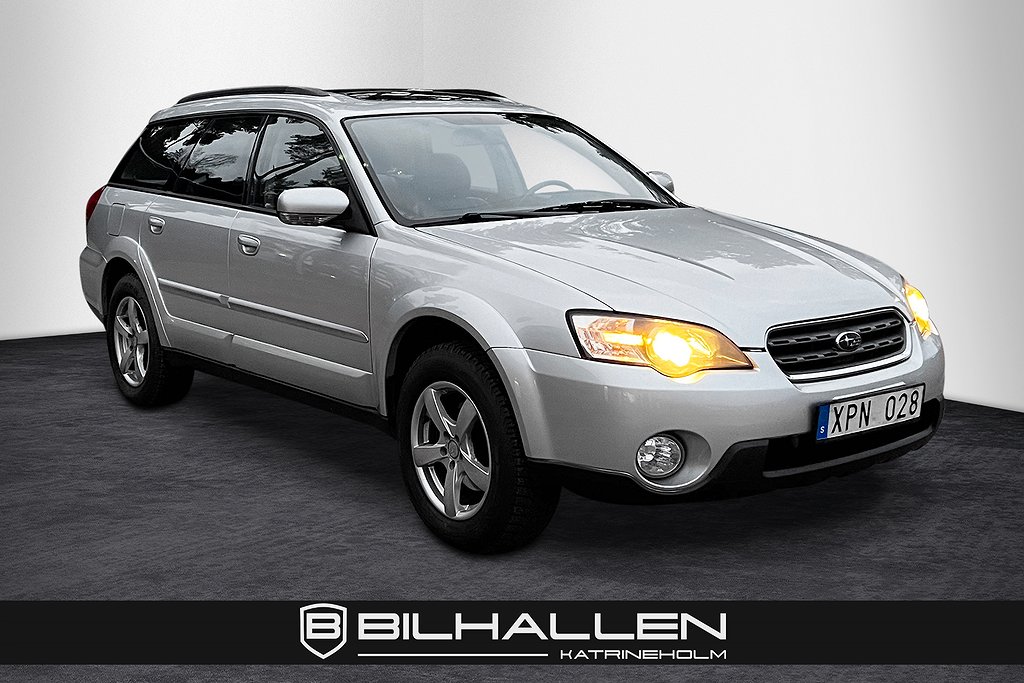 Subaru Outback 3.0 4WD Automat Värmare Drag Panorama GPS 