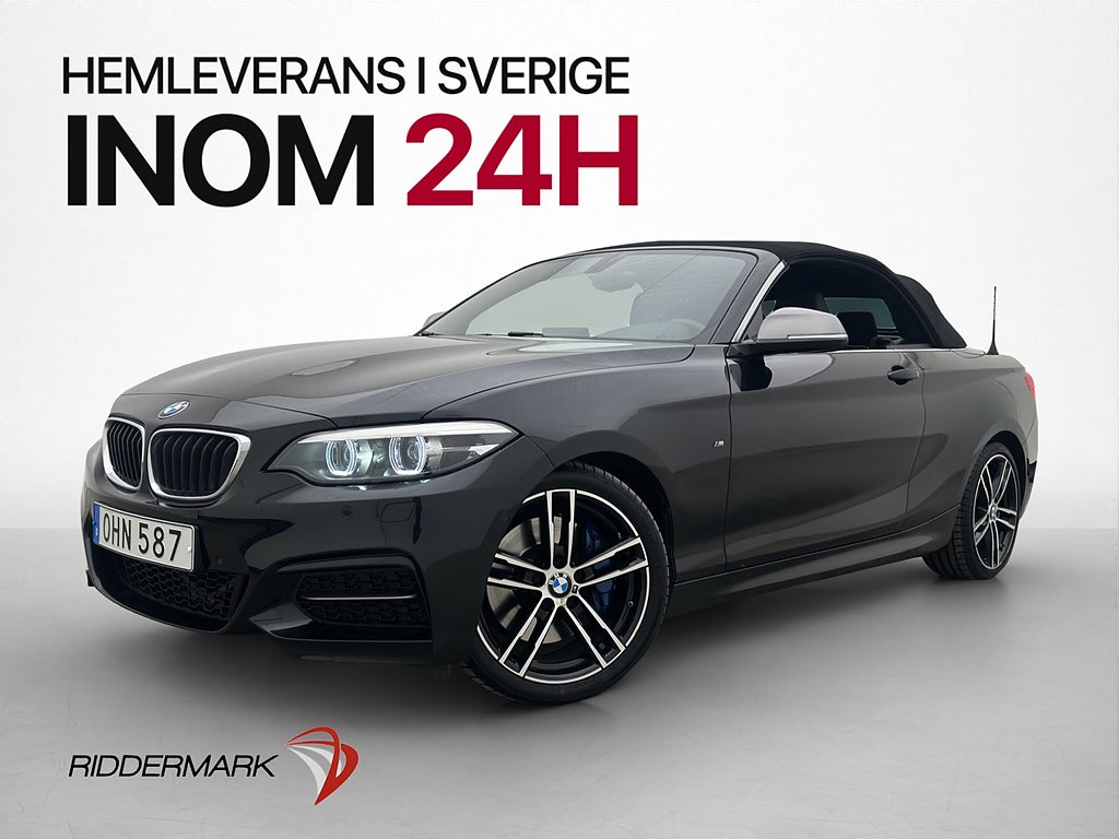 BMW M240I xDrive Cab 340hk M Sportavgas H/K Kamera Skinn