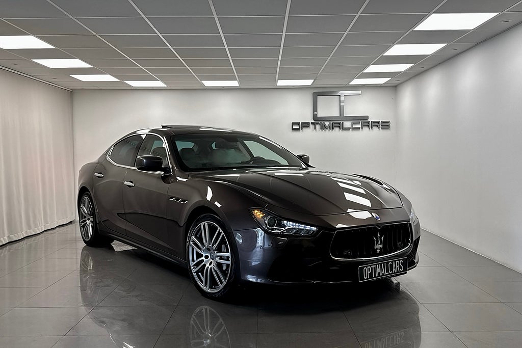 Maserati Ghibli Diesel Bowers & Wilkins Navi Läder Taklucka