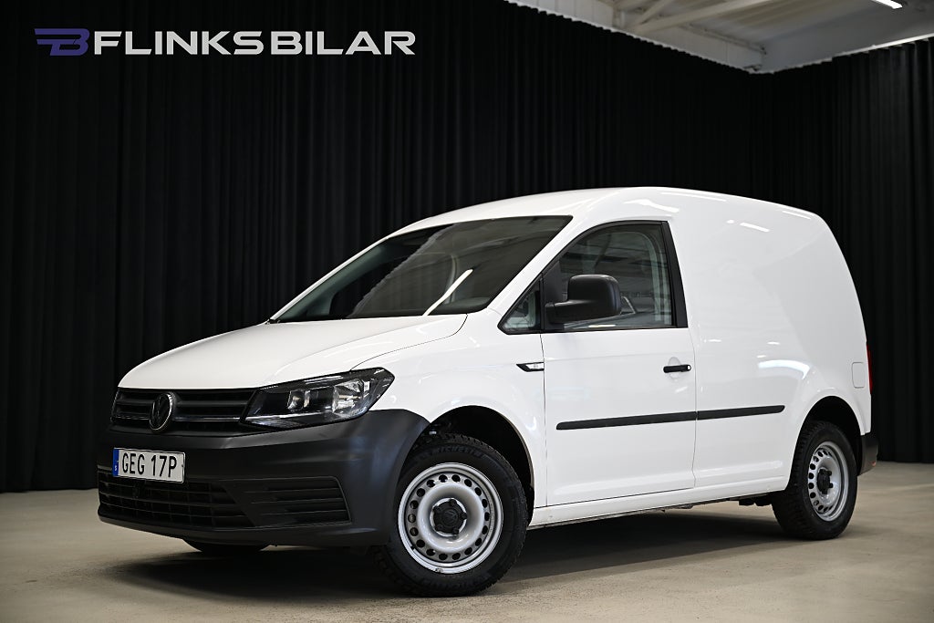 Volkswagen Caddy DSG 102HK Drag|Värmare|PDC|M/K-Värmare|Lågmil|Leasbar