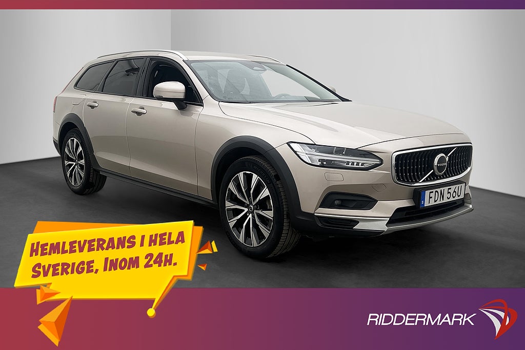 Volvo V90 Cross Country Plus B4 197hk AWD Skinn Värmare Drag