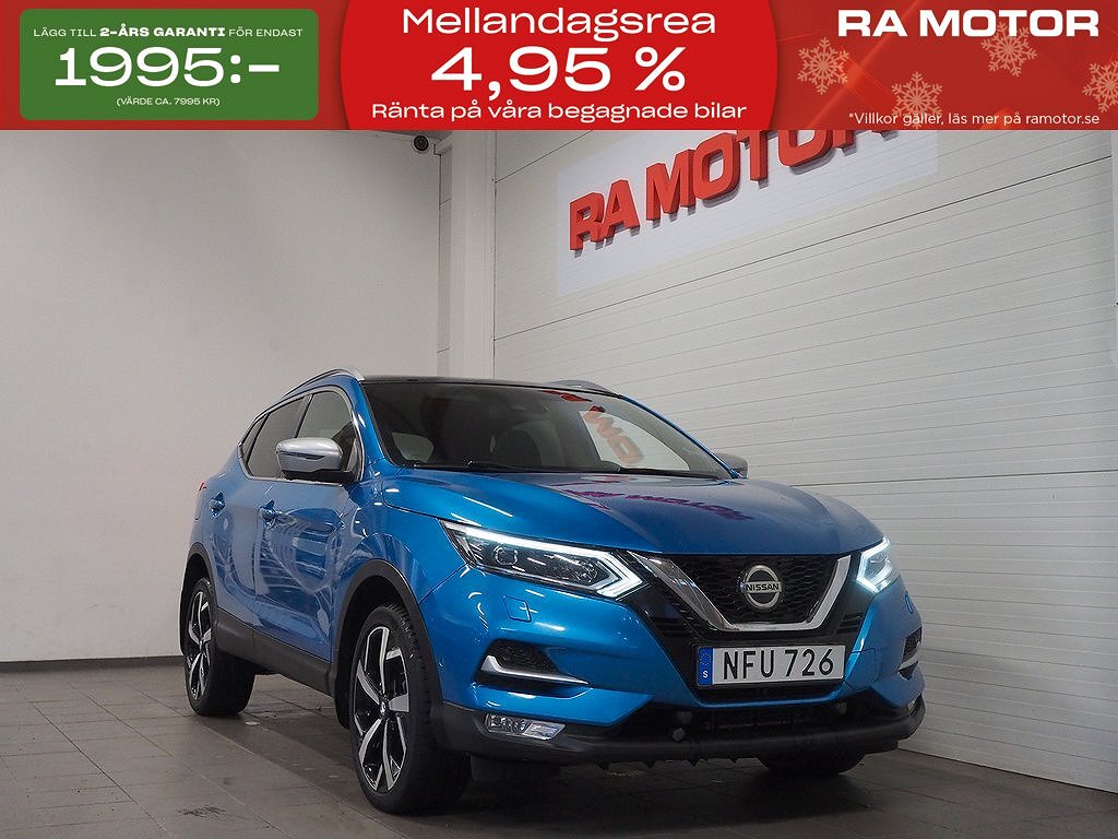 Nissan Qashqai 1.6 dCi 130hk Tekna Plus |Pano|Navi|360°|MoK| 2018