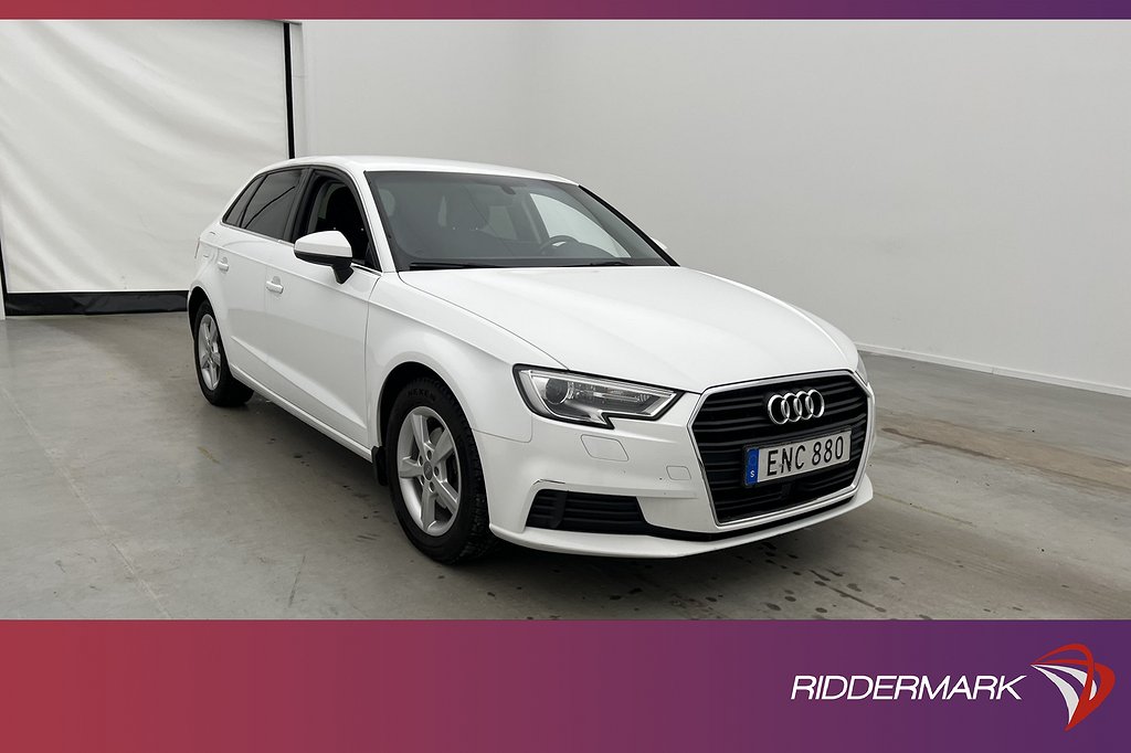 Audi A3 35 TFSI 150hk Proline Sensorer Farthållare 0,50l/Mil