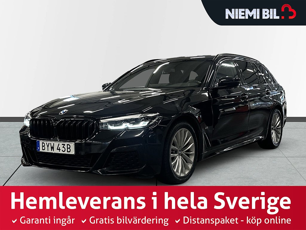 BMW 520 d xDrive Touring M Sport S&V-hjul/Carplay/Nav/Pvärm 