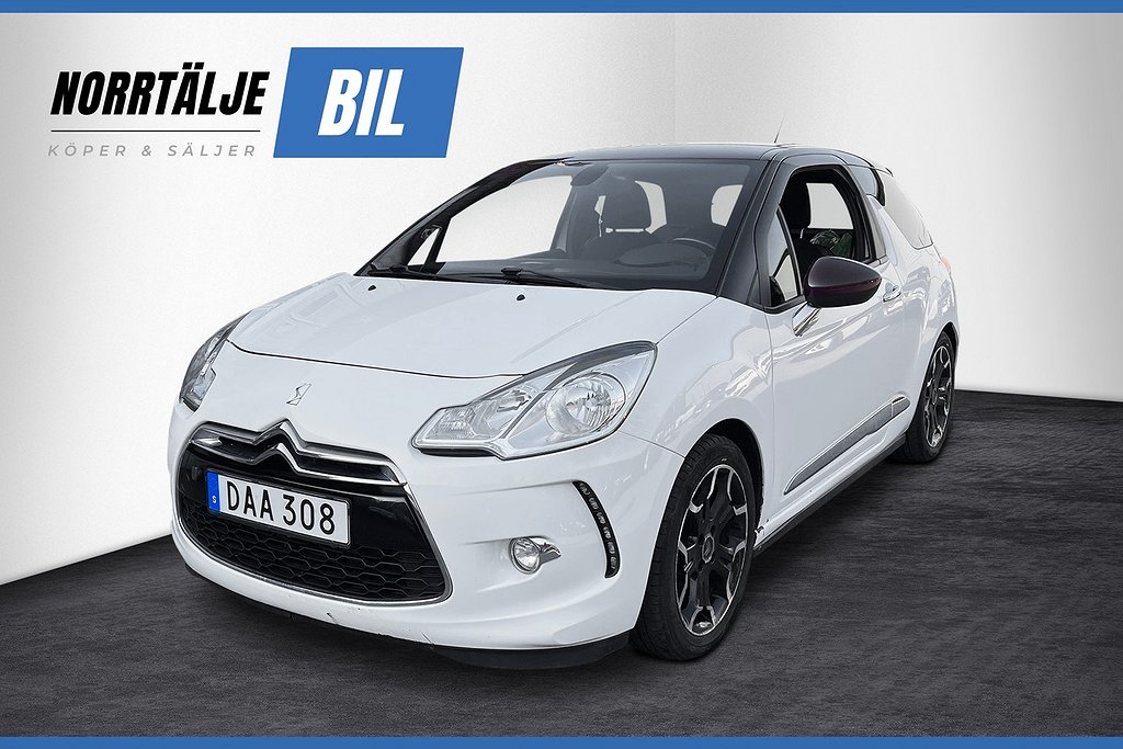 Citroën DS3 1.6 111 HK HDi PDC BLUETOOTH M&K-VÄRMARE