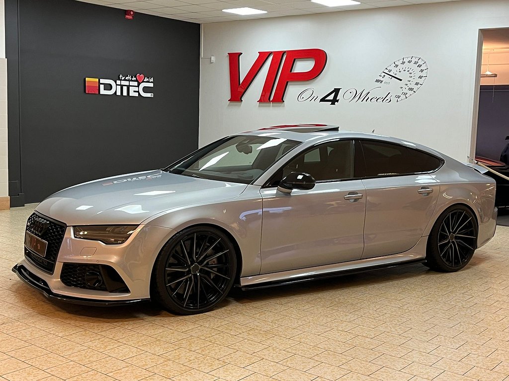 Audi RS7 4.0 TFSI (605hk) V8 Quattro Performance Akrapovic 