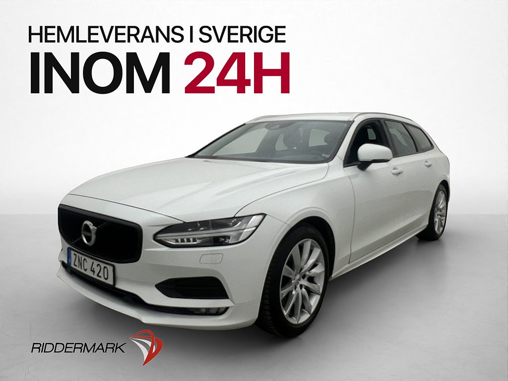 Volvo V90 T4 Momentum VOC HuD Värmare Kamera Drag