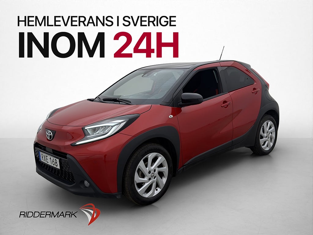 Toyota Aygo X 1.0 VVT-i CVT Pulse Kamera Navi 0,5l/mil 72hk