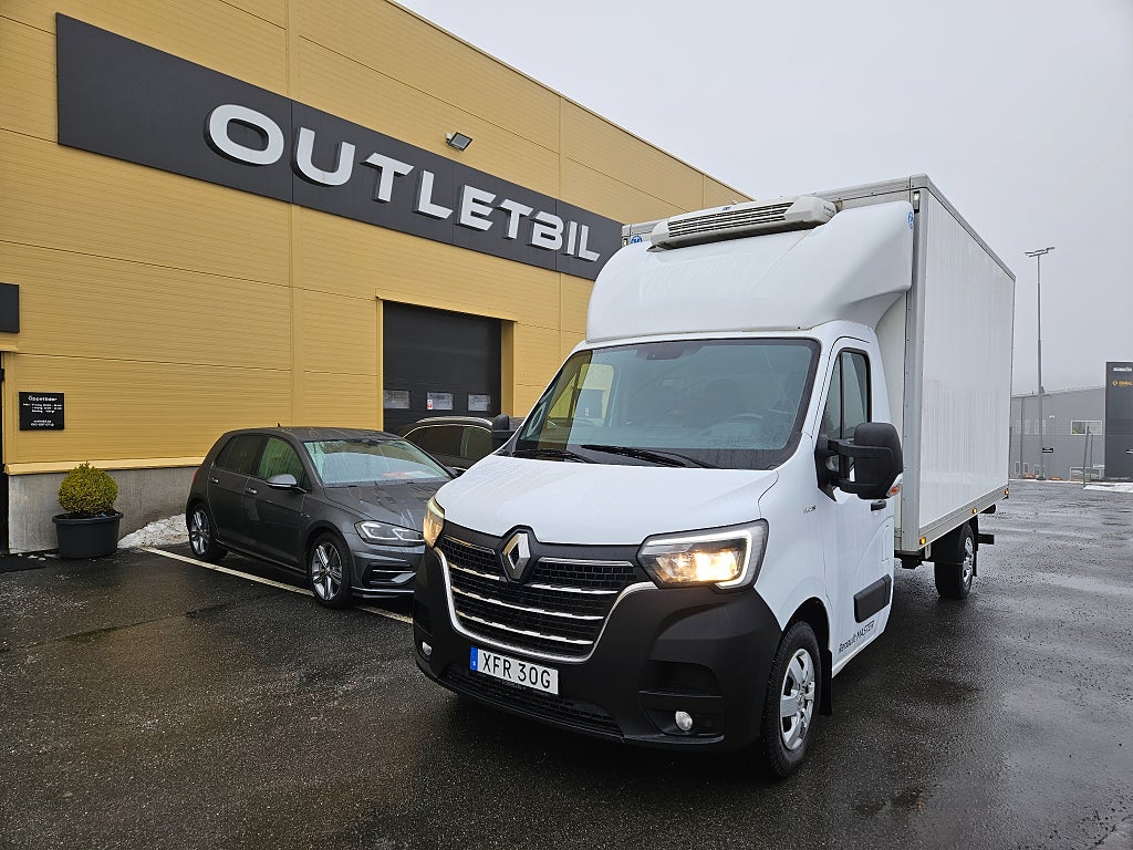 Renault master Chassi Skåp 3.5T 2.3 dCi 163hk Kylbil Bakgavellyft MOMS