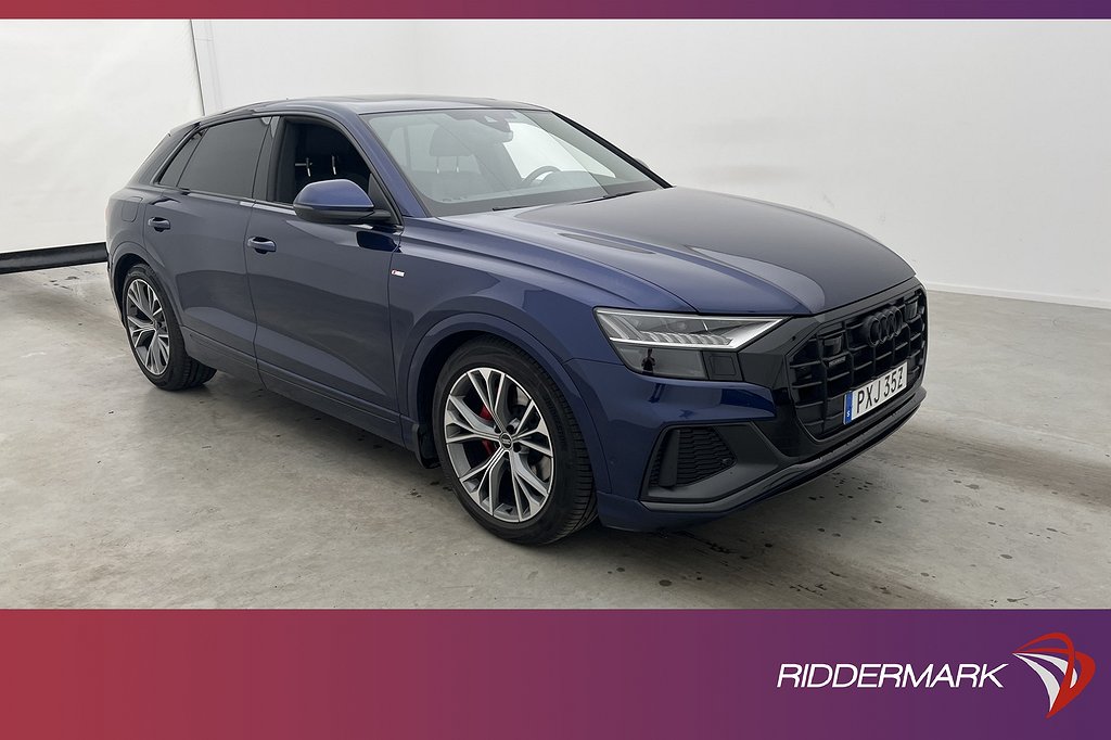 Audi Q8 50 TDI Q 286hk S Line Pano B&O Cockpit Luft Matrix