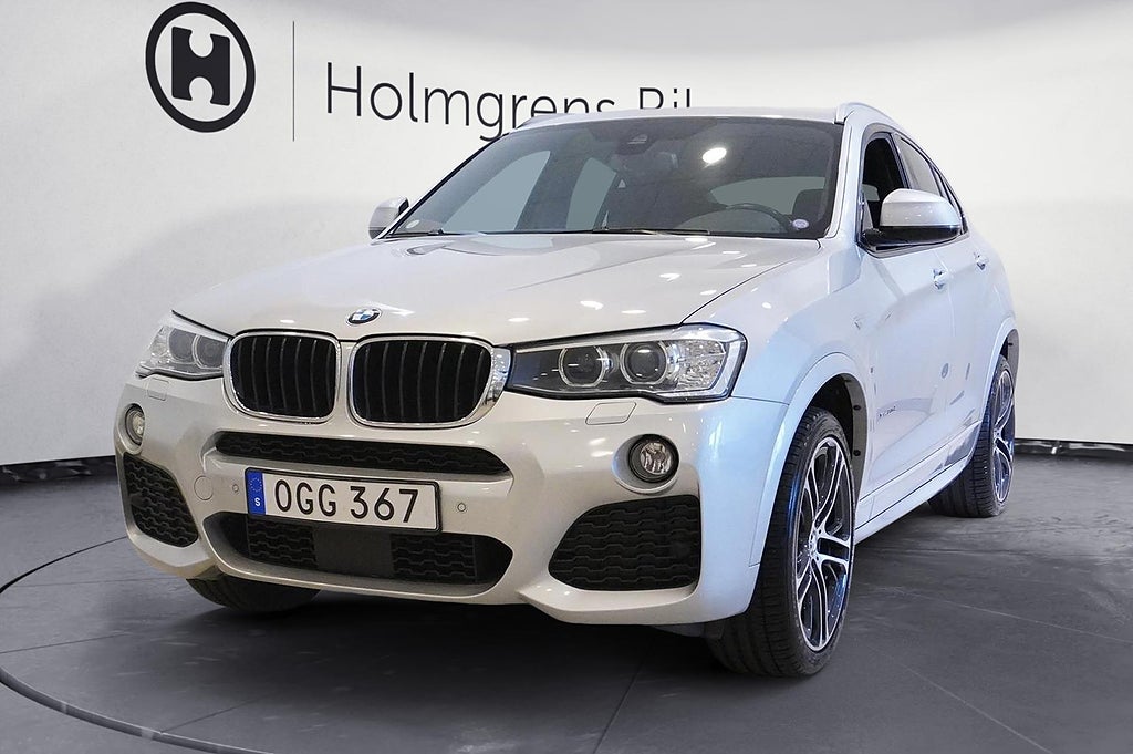 BMW X4 xDrive20d Steptronic 190hk M-Sport, Dragkrok, Backkamera, Navi |