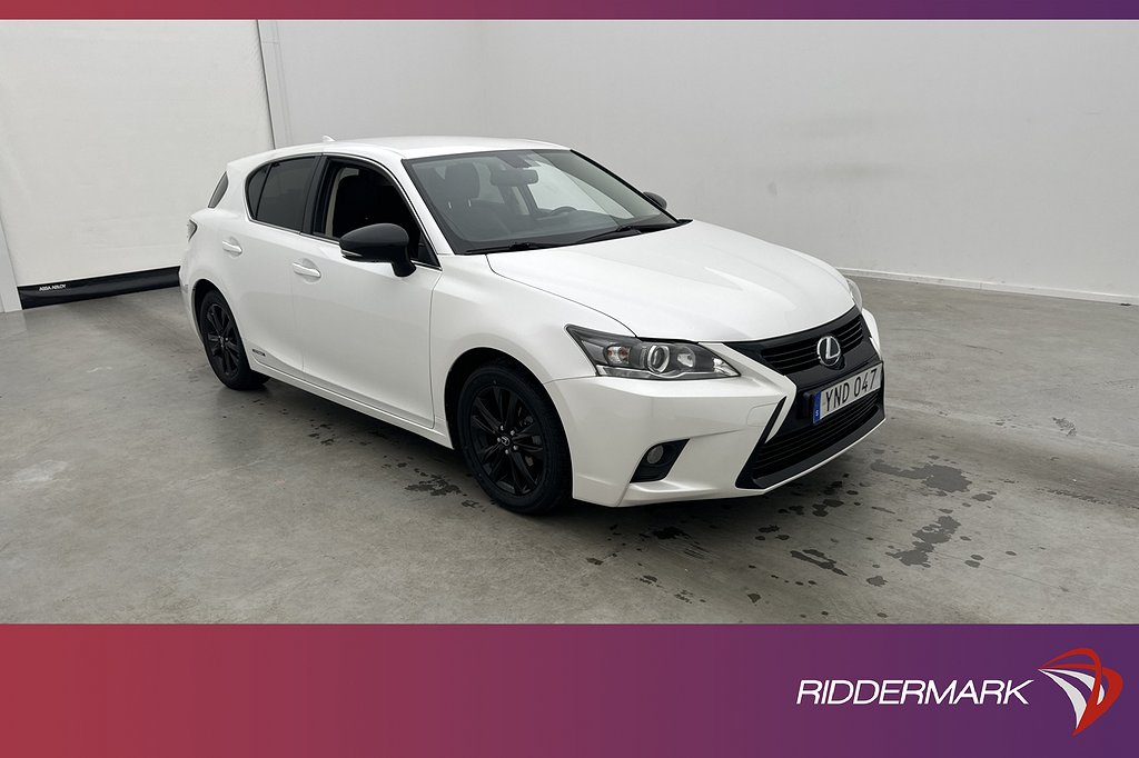 Lexus CT 200h CVT 136hk Sport Kamera Navi 0,38l/Mil