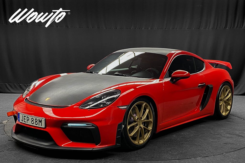 Porsche 718 Cayman GT4 Manuell 420HK Clubsport /Sv-Såld/4.95%