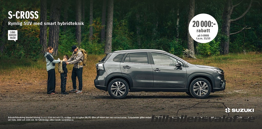 Suzuki S-Cross 1.4T Hybrid AllGrip Select Automat