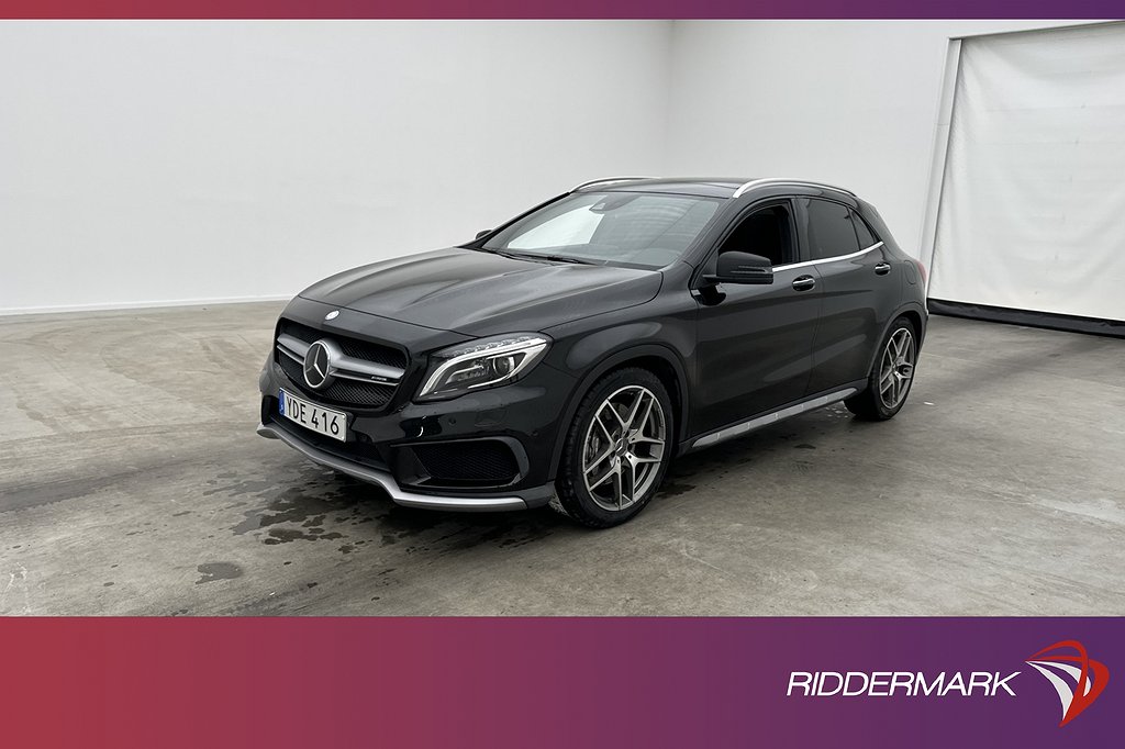 Mercedes-Benz GLA 45 AMG 4M 381hk Pano Kamera Navi Elstol